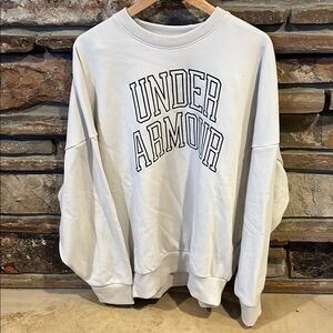 Under Armour UA Icon Logo Oversized Terry Crewneck Sweatshirt